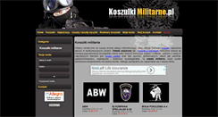 Desktop Screenshot of koszulkimilitarne.pl